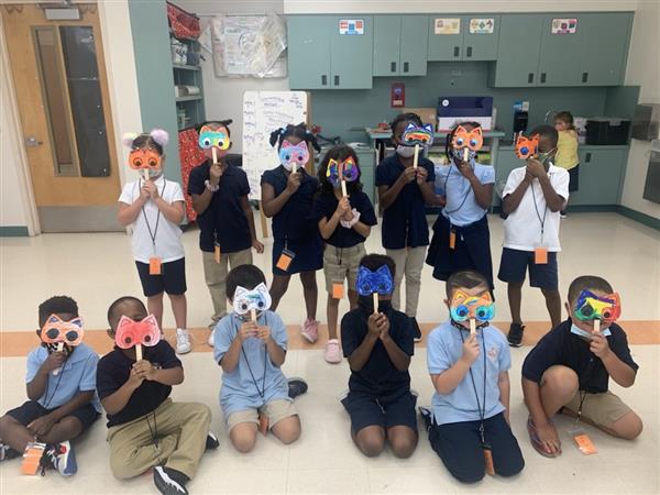 Kindergarten Halloween Masks
